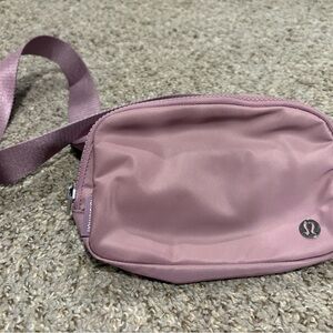 Lululemon Athletica Pink Crossbody Bag with Adjustable Strap